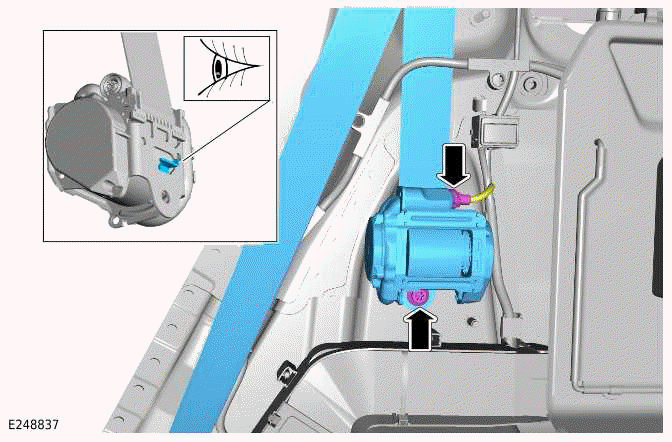 Second Row Seatbelt Retractor - 110